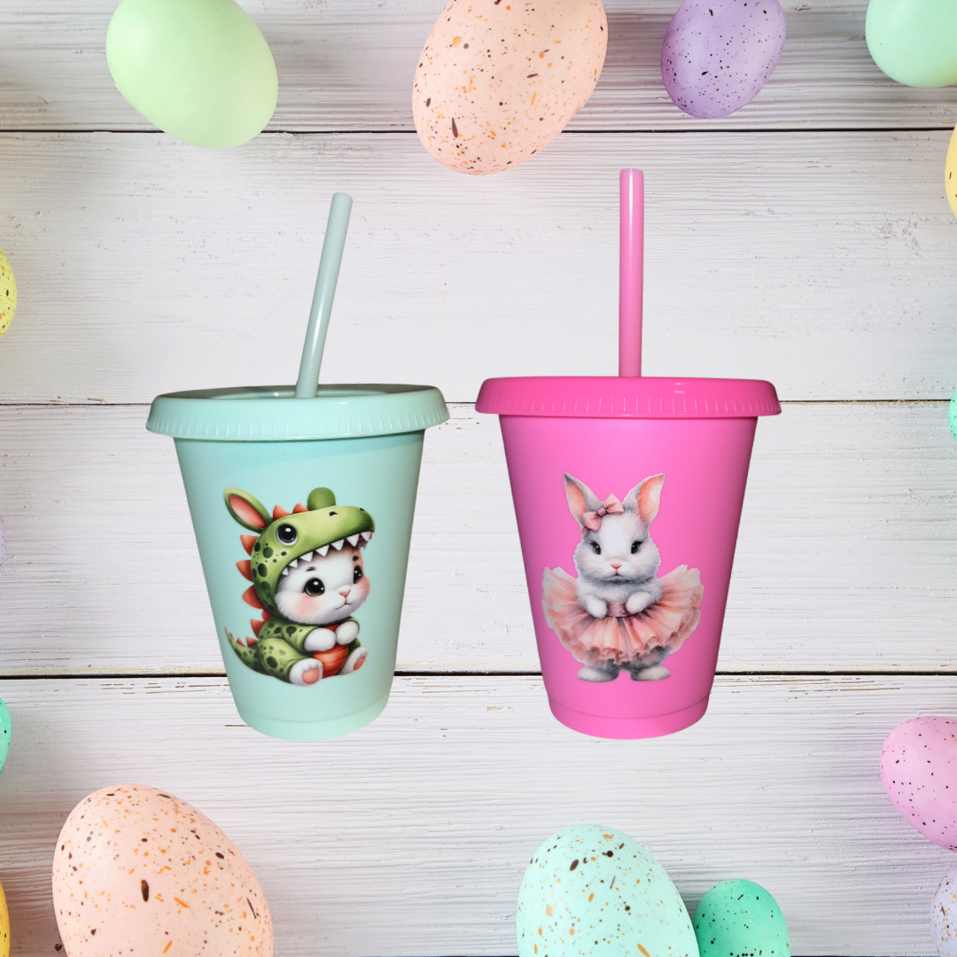 Bunny Ballerina 16oz cold cup