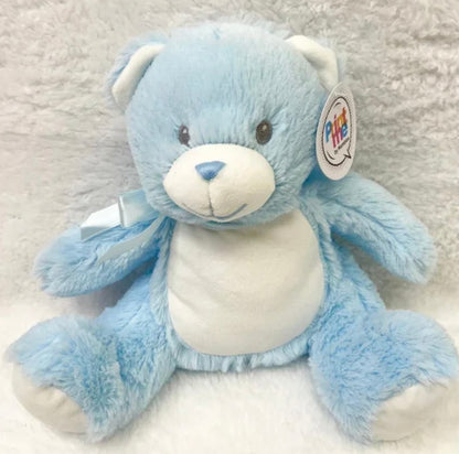 Personalised Teddy Bear Soft Toy, New Baby