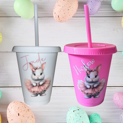 Bunny Ballerina 16oz cold cup