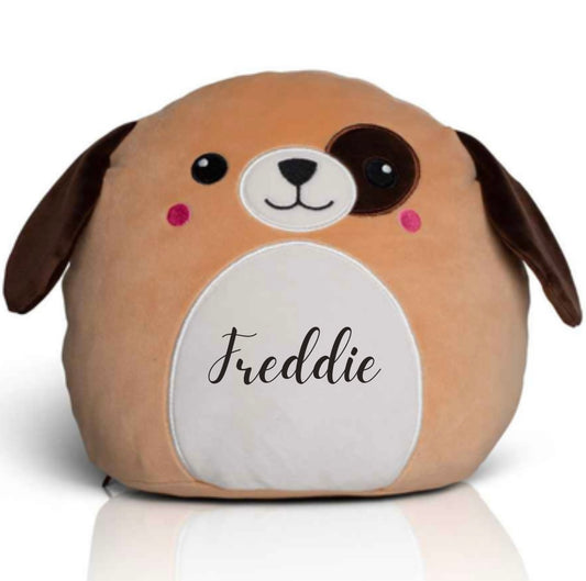 Personalised Squishmallow Squidgy Dog Soft Toy