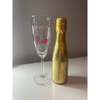 Worlds Best Mum Prosecco Glass