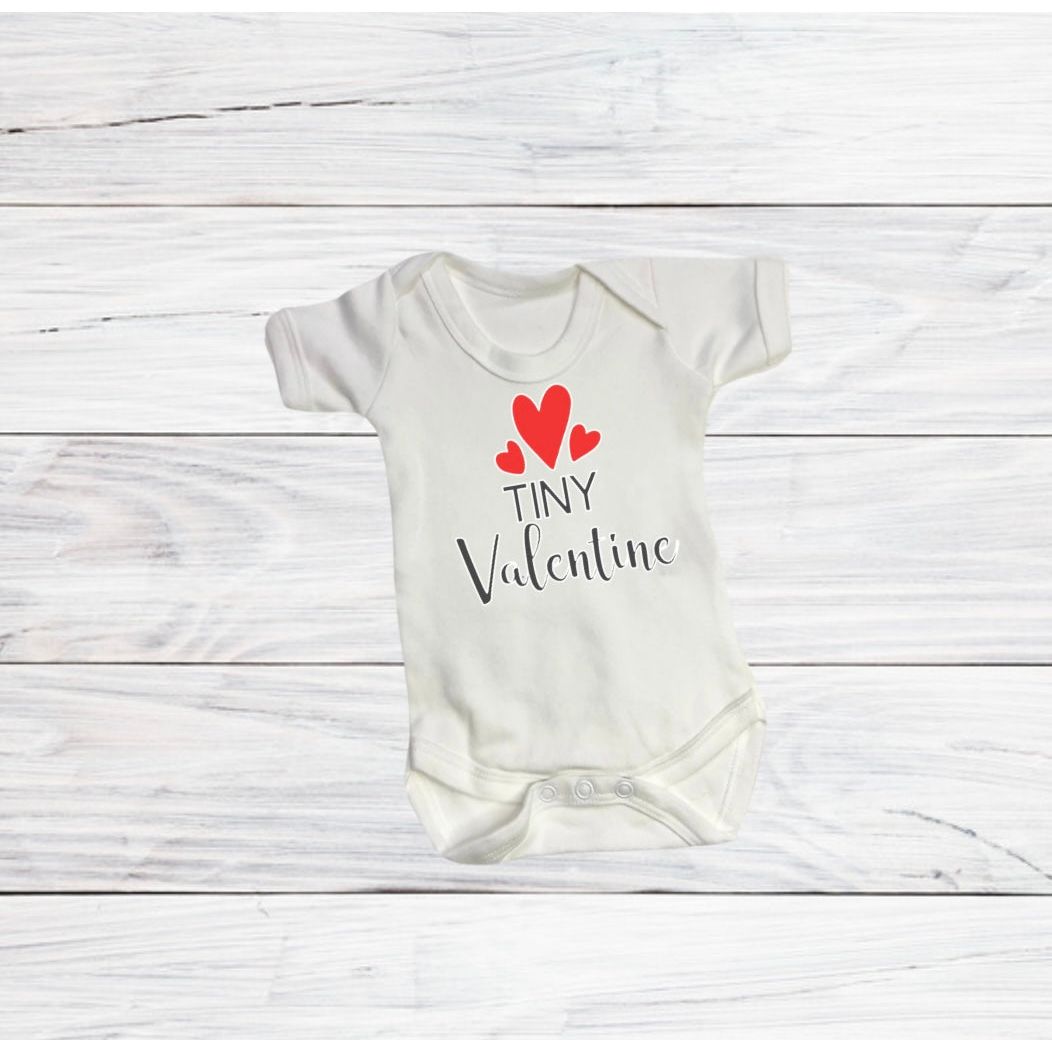 Tiny Valentine Baby Short Sleeved Bodysuit