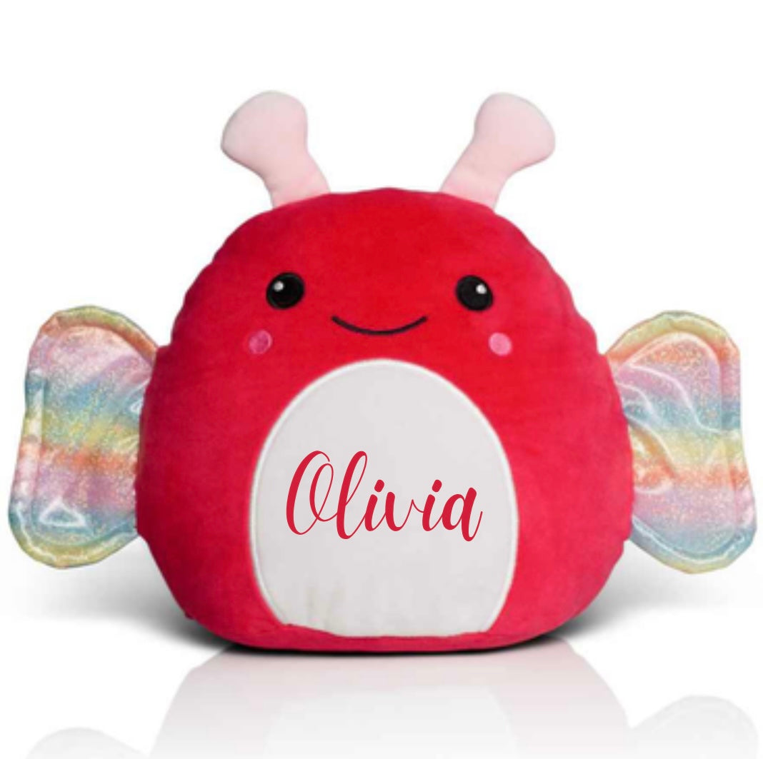 Personalised Squishmallow Squidgy Butterfly Soft Toy