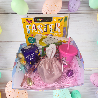 Personalised large filled Easter basket